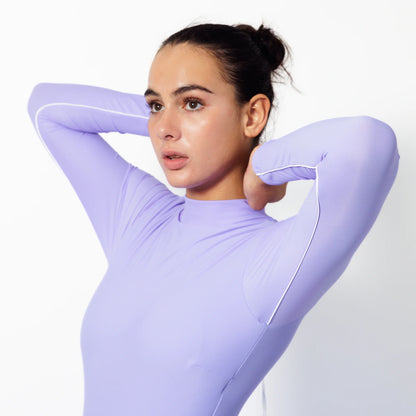 Lore Of The Sea Alaia Surf Suit Long Sleeve Lilac Purple